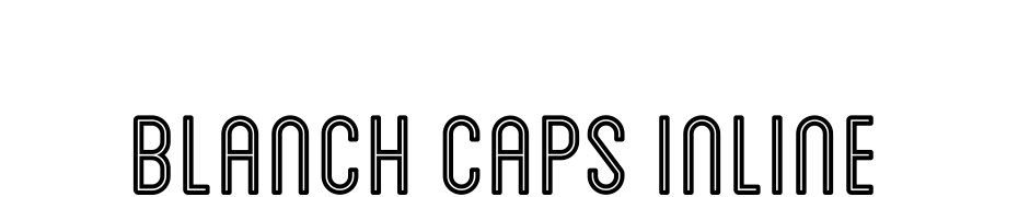 Blanch Caps Inline cкачати шрифт безкоштовно
